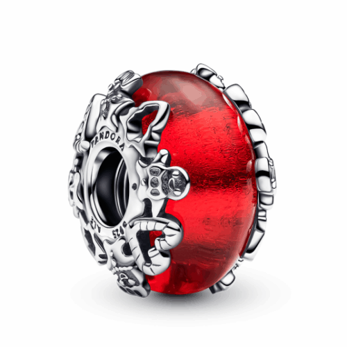 PANDORA karácsonyi muranói charm