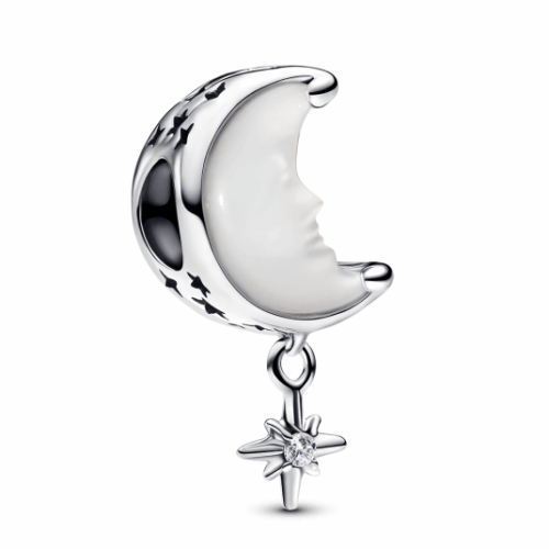 PANDORA ezüst Hold és csillag charm
