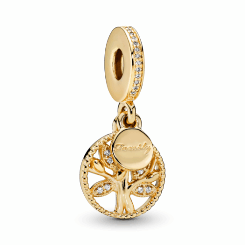PANDORA aranyozott Családi örökség charm