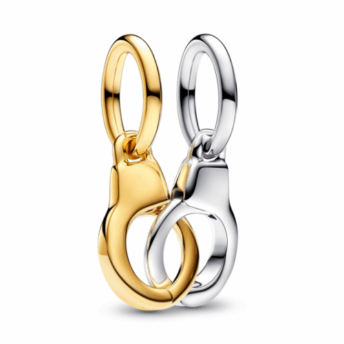 PANDORA aranyozott Bilincs charm