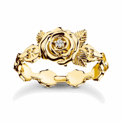 THOMAS SABO gyűrű Roses Romance gyűrű TR2482-414-39