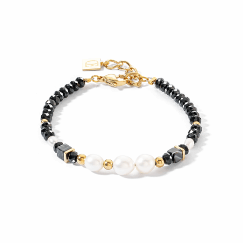 COEUR DE LION Pearls & Onyx karkötő karkötő 1132-30-1314