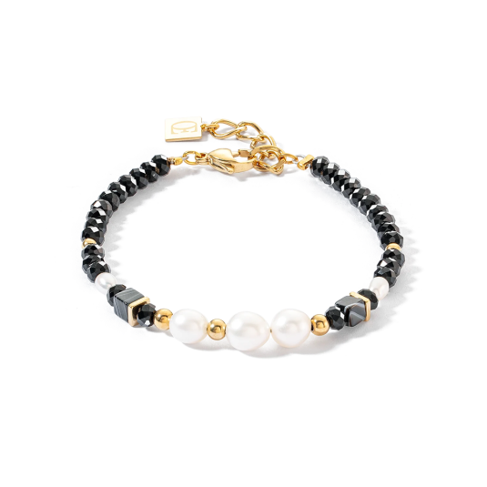 COEUR DE LION Pearls & Onyx karkötő karkötő 1132-30-1314
