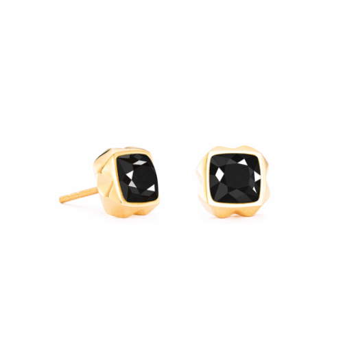 COEUR DE LION Spikes Square Onyx fülbevaló fülbevaló 1200-21-1316