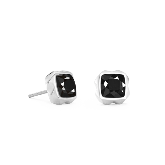 COEUR DE LION Spikes Square Onyx fülbevaló fülbevaló 1200-21-1317