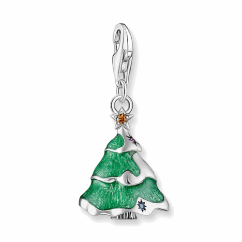 THOMAS SABO Karácsonyfa charm medál medál 2198-390-7