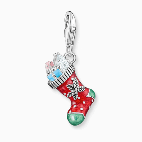 THOMAS SABO Karácsonyi zokni charm medál medál 2199-691-7
