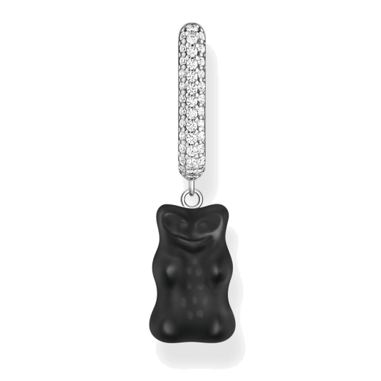 THOMAS SABO x HARIBO darab fülbevaló Fekete aranymedve fülbevaló CR727-052-11