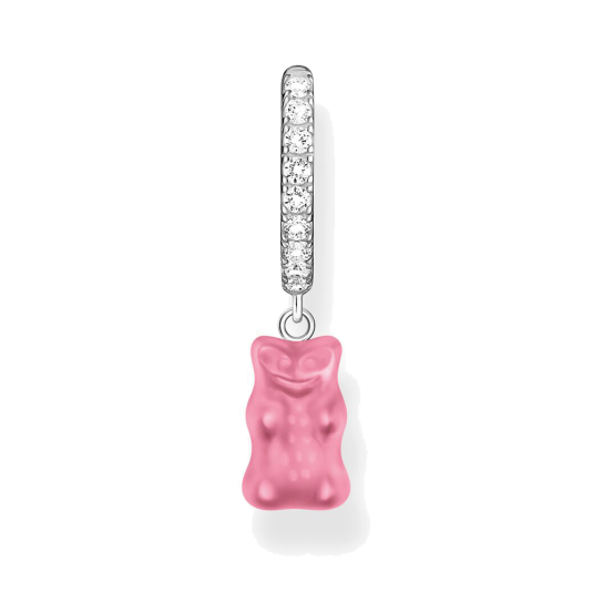 THOMAS SABO x HARIBO rózsaszín aranymackó darab fülbevaló fülbevaló CR726-052-9