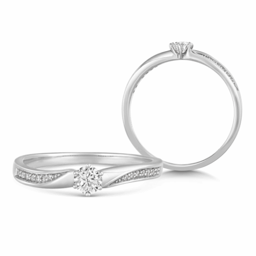 SOFIA DIAMONDS arany eljegyzési gyűrű gyémántokkal 0