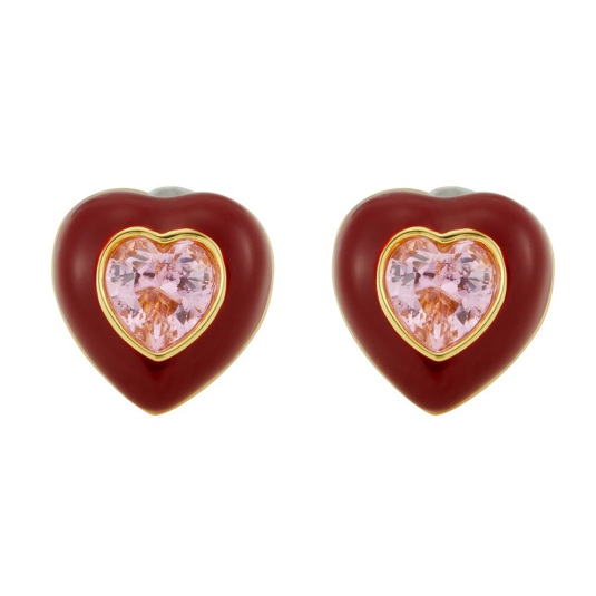 FOSSIL Candy Hearts arany tónusú fülbevaló fülbevaló FOJA7228710