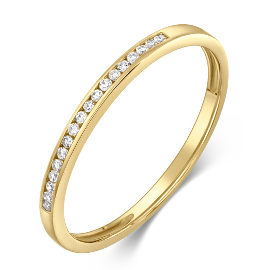 SOFIA DIAMONDS arany gyűrű gyémántokkal 0