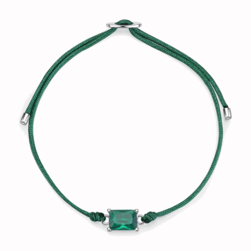 BROSWAY Fancy Life Green zsinóros karkötő karkötő BWFLG108
