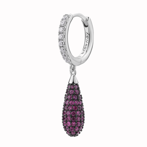 BROSWAY Fancy Passion ruby fél pár fülbevaló fülbevaló BWFPR122