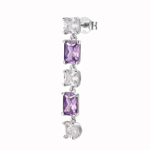 BROSWAY Fancy Magic Purple fél pár fülbevaló fülbevaló BWFMP27