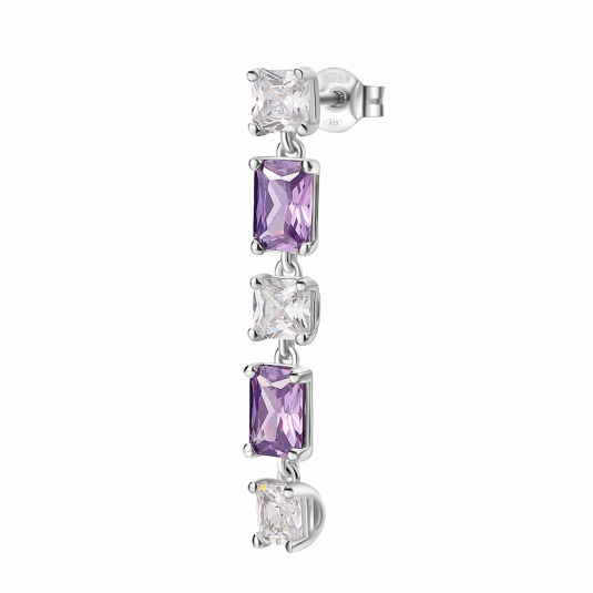 BROSWAY Fancy Magic Purple fél pár fülbevaló fülbevaló BWFMP27