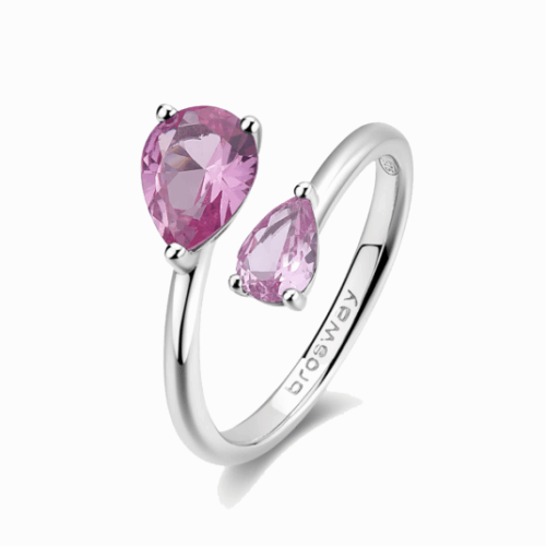 BROSWAY Fancy Vibrant pink gyűrű gyűrű BWFVP114