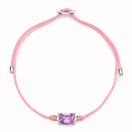 BROSWAY Fancy Vibrant Pink zsinóros karkötő karkötő BWFVP110