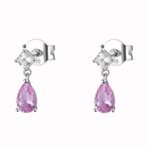 BROSWAY Fancy Vibrant Pink fülbevaló fülbevaló BWFVP115