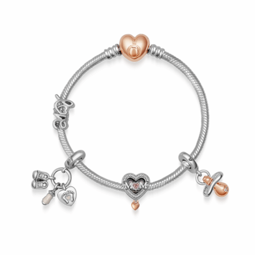 PANDORA Gyermek születése karkötő karkötő 580719+782653C01+781490C01+793055C00+798106CZ