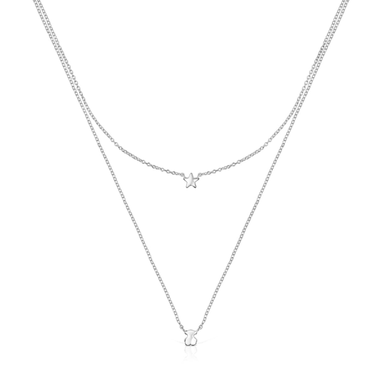 TOUS ezüst nyaklánc készlet Mini Icons nyaklánc 018172560