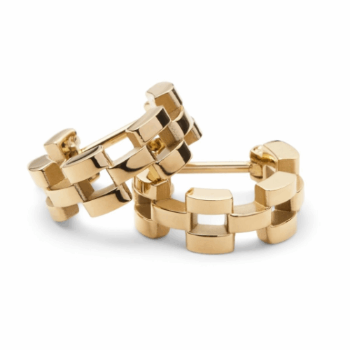 DANIEL WELLINGTON acél fülbevaló 3-Link fülbevaló DW00400989