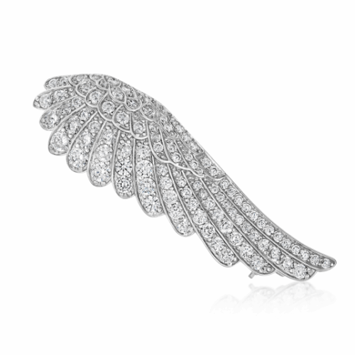 SOFIA ezüst bross angyalszárny bross HSC0486