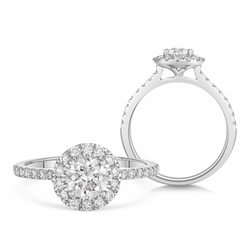 SOFIA DIAMONDS arany labor gyémánt eljegyzési gyűrű 1.168 ct DE/VS+ gyűrű LABGRG1001266WG