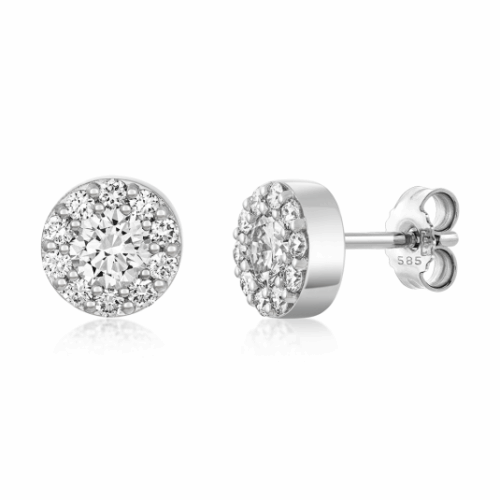 SOFIA DIAMONDS arany fülbevaló laboratóriumi gyémántokkal 1