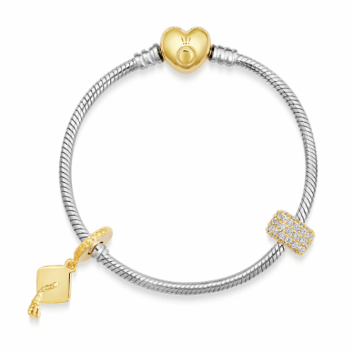PANDORA karkötő Ballagáshoz karkötő 568707C00+762820C01+761892C00