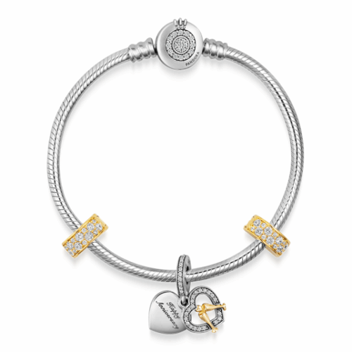 PANDORA Boldog évfordulós karkötő karkötő 599046C01+2x768658C01+799322C01