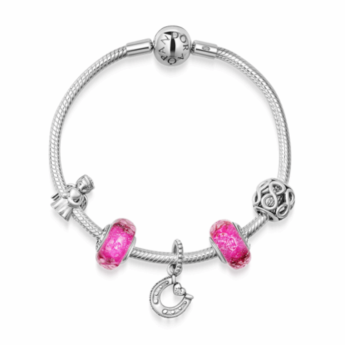 PANDORA karkötő Végtelen boldogság karkötő 590728+2x798872C00+791872+799157C01+798413C00