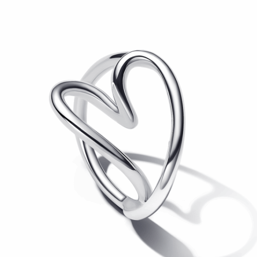 PANDORA ESSENCE Organikus formájú szív gyűrű 193288C00