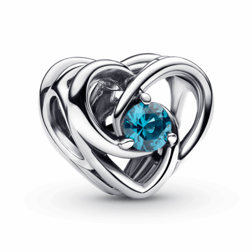 PANDORA charm Összefonódó szív
