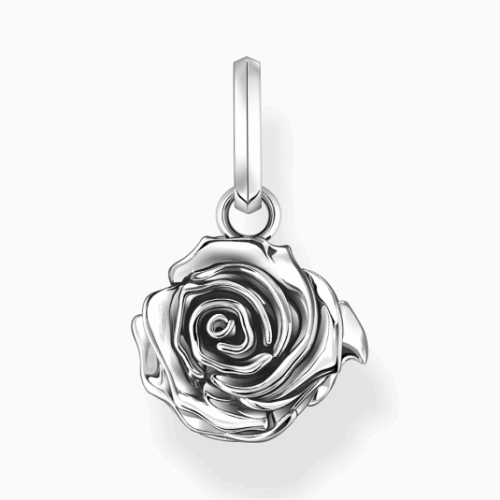 THOMAS SABO medál Midnight Rose medál PE982-637-21