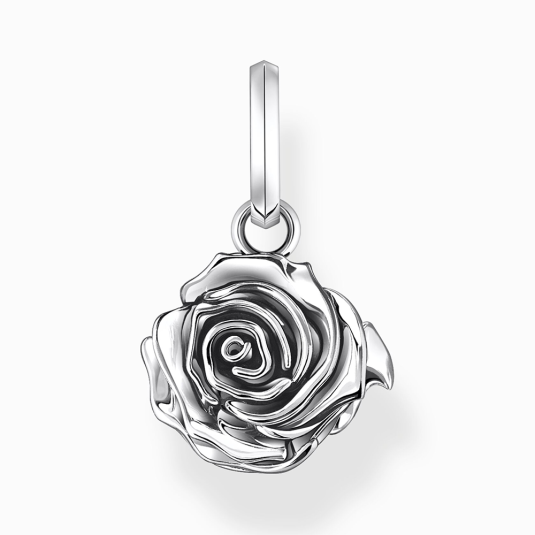 THOMAS SABO medál Midnight Rose medál PE982-637-21