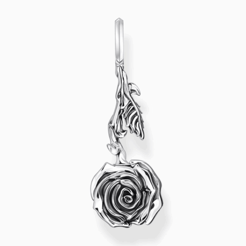 THOMAS SABO medál Midnight Rose medál PE981-637-21