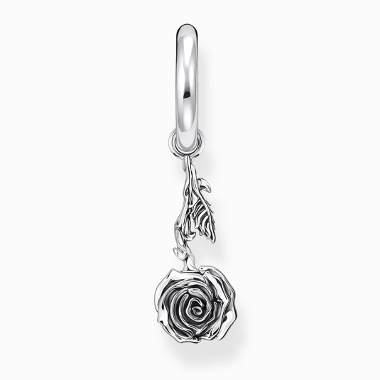 THOMAS SABO fél pár fülbevaló Midnight Rose fülbevaló CR756-637-21