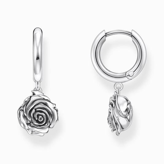 THOMAS SABO fülbevaló Midnight Rose fülbevaló CR757-637-21
