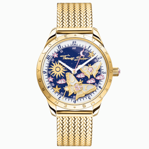 THOMAS SABO karóra Gold butterflies karóra WA0430-291-207