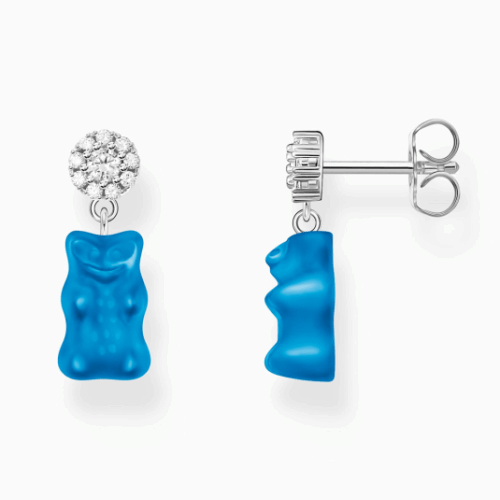 THOMAS SABO x HARIBO fülbevaló Blue goldbear fülbevaló H2330-052-1