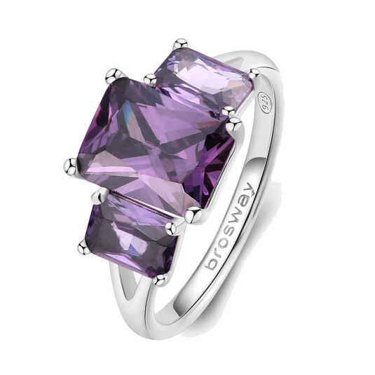 BROSWAY gyűrű Fancy Magic Purple gyűrű BWFMP80
