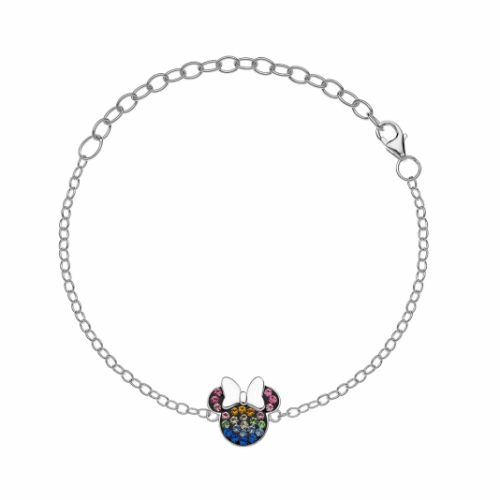 DISNEY ezüst karkötő Minnie karkötő BS00026SRML-55.CS