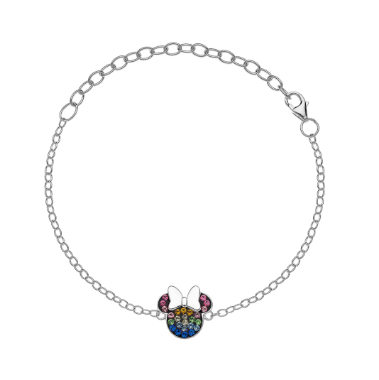 DISNEY ezüst karkötő Minnie karkötő BS00026SRML-55.CS