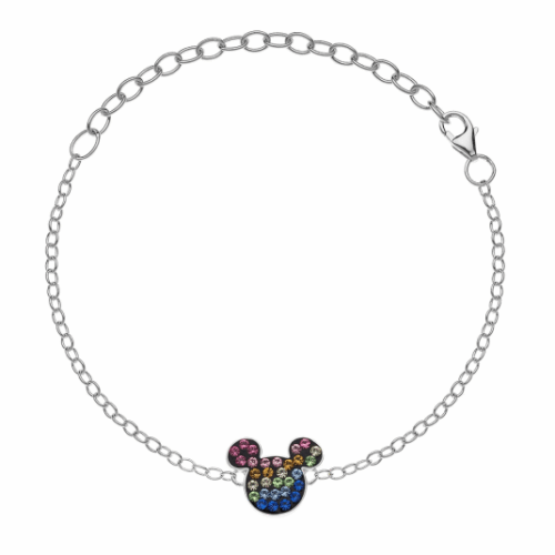 DISNEY ezüst karkötő Mickey karkötő BS00025SRML-55.CS