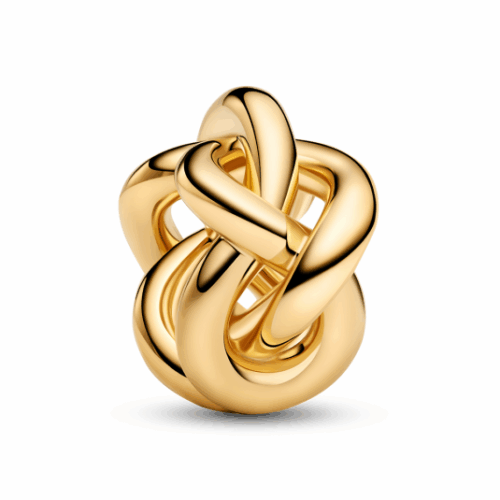 PANDORA aranyozott Végtelen csomó charm