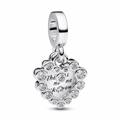 PANDORA Szikrázó szív charm