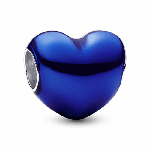 PANDORA Kék szív charm