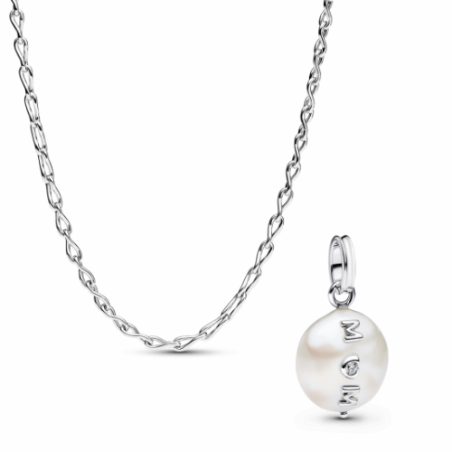 PANDORA ezüst lánc szett Anya medállal szett 393052C00-50+793783C01