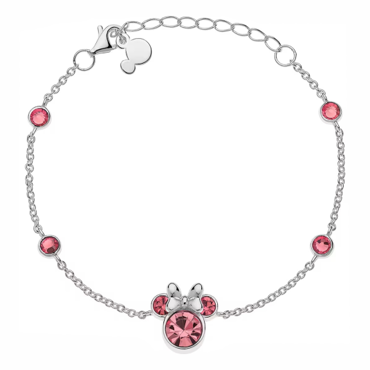DISNEY ezüst karkötő Minnie karkötő BS00062SRUL-55.CS